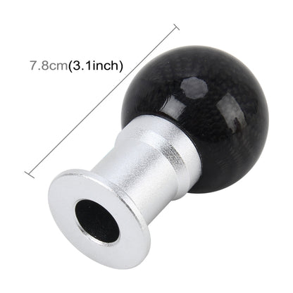 Universal Ball Shape Car Gear Shift Knob Modified Car Gear Shift Knob Auto Transmission Shift Lever Knob Carbon Lead Gear Knobs - Shift Knob by buy2fix | Online Shopping UK | buy2fix