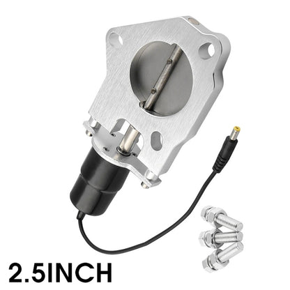 Universal Car 2.5 inch Stainless Steel Racing Electric Exhaust Cutout Valves Control Motor Kit - In Car by buy2fix | Online Shopping UK | buy2fix