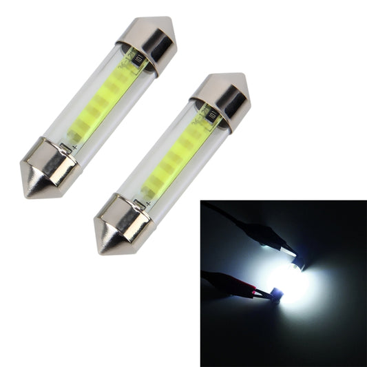 10 PCS 39mm 1W 6000K White Light Car Dome Lamp License LED Reading Light, DC 12V - Dome Lights by buy2fix | Online Shopping UK | buy2fix