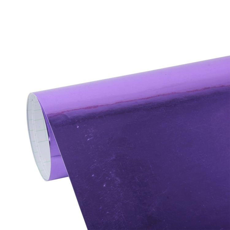 1.52m × 0.5m Electroplating Car Auto Body Decals Sticker Self-Adhesive Side Truck Vinyl Graphics(Purple) - Auto Film by buy2fix | Online Shopping UK | buy2fix