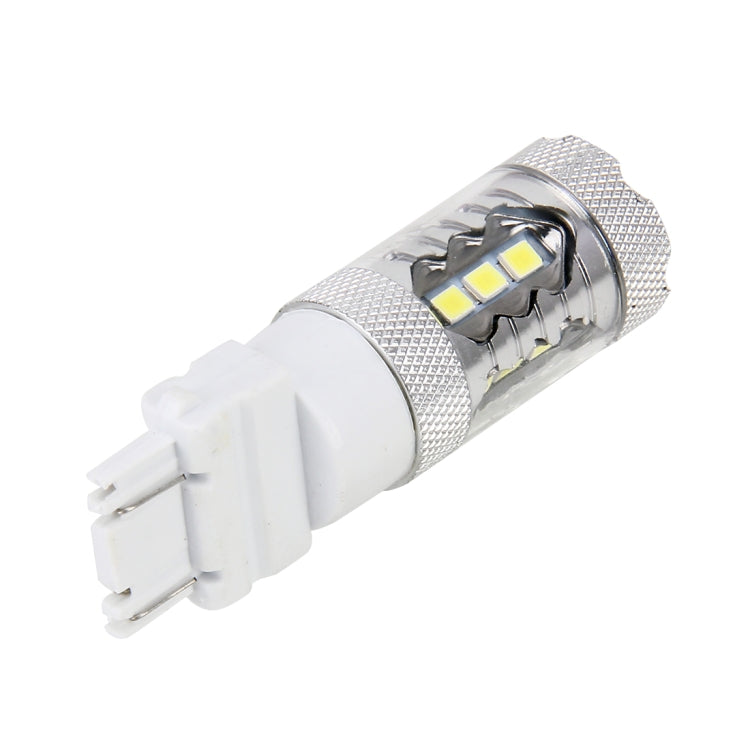 2 PCS T20 / 7443 5W 250LM 6000K Car Auto Brake Lights 16LEDs SMD-2835 Lamps, DC 12V(White Light) - Brake Lights by buy2fix | Online Shopping UK | buy2fix