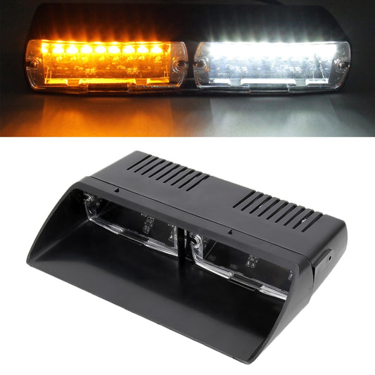 DC 12V 4.2W 16LEDs Crystal Lamp Beads Car Windshield Warning Lamp 18 Flash Patterns(Adjustable) - Warning Lights by buy2fix | Online Shopping UK | buy2fix