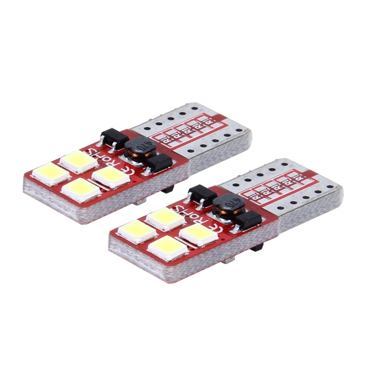 2 PCS T10 3W 300 LM 6000K Constant Current Car Clearance Light with 8 SMD-2835 Lamps, DC 9-18V(White Light) - Clearance Lights by buy2fix | Online Shopping UK | buy2fix