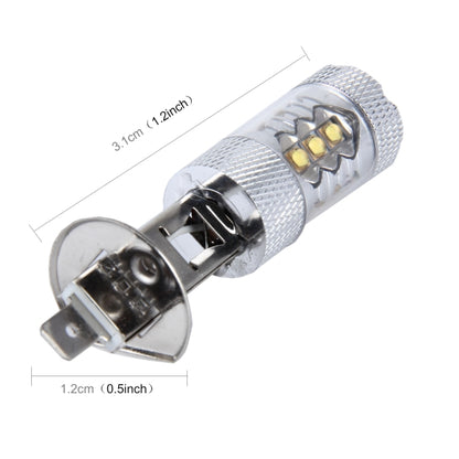 H1 80W 800LM 6000K 16-3535-LEDs Car Fog Lights, DC 12-24V(White Light) - Fog / Driving Lights by buy2fix | Online Shopping UK | buy2fix