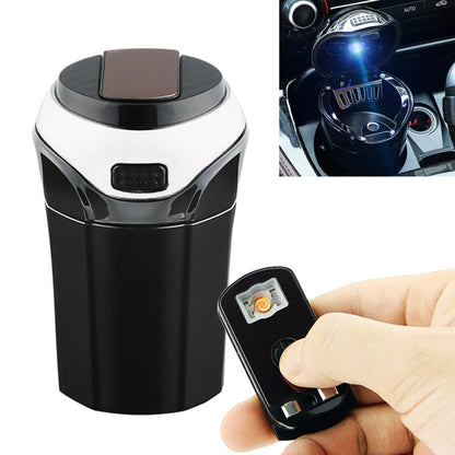 2 in 1 Universal Car Detachable Electronic Cigarette Lighter + Trash Rubbish Bin Ashtray(Silver) - Ashtrays by buy2fix | Online Shopping UK | buy2fix