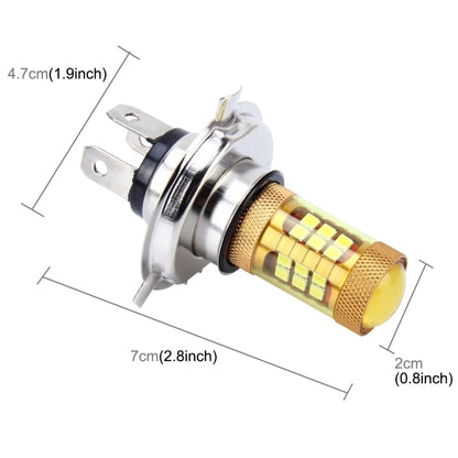 2 PCS H4 10W 1000 LM Car Fog Lights with 28 SMD-3030 LED Lamps, DC 12V(Gold Light) - Fog / Driving Lights by buy2fix | Online Shopping UK | buy2fix