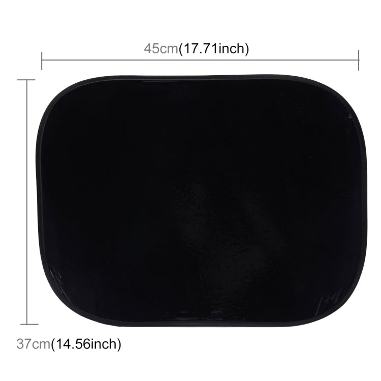 2 PCS Car Auto Sun Shades Side Window Sunshade Cover, Size: 45cm x 37cm - Sound & Heat Insulation Cotton by buy2fix | Online Shopping UK | buy2fix