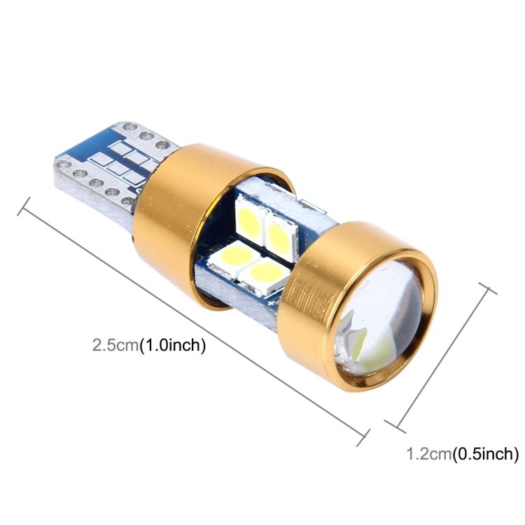 2 PCS T10 3W Error-Free Car Clearance Light with 19 SMD-3030 LED Lamp, DC 12V (White Light) - Clearance Lights by buy2fix | Online Shopping UK | buy2fix