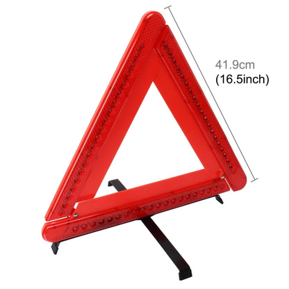 Practical Car Triangle Emergency Warning Sign Foldtable Reflective Safety Roadside Lighting Stop Sign Tripod Warning Tripod - Reflective Material by buy2fix | Online Shopping UK | buy2fix