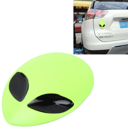 Wizard Head Shape Auto Sticker 3D Metal Fashion Car Stickers(Fluorescent Green Light) - Decorative Sticker by buy2fix | Online Shopping UK | buy2fix