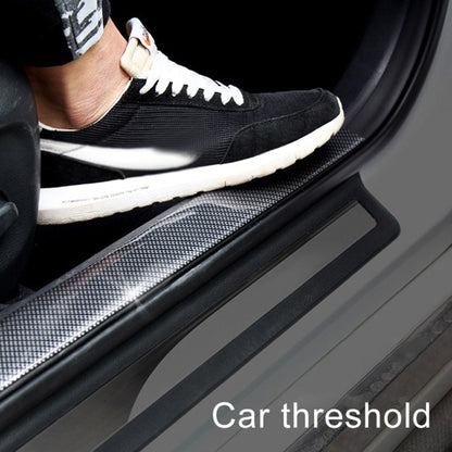 Universal Car Door Threshold Decoration Strip Decorative Sticker, Size : 10CM x 3M(Black) - Decorative Strip by buy2fix | Online Shopping UK | buy2fix