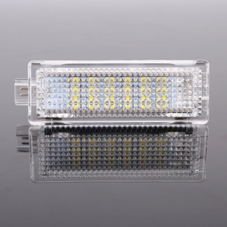 2 PCS LED Car DC 12V 1.5W 6000K 100LM Door Lights 18LEDs SMD-3528 Lamps for BMW E81(White Light) - Door Lights by buy2fix | Online Shopping UK | buy2fix