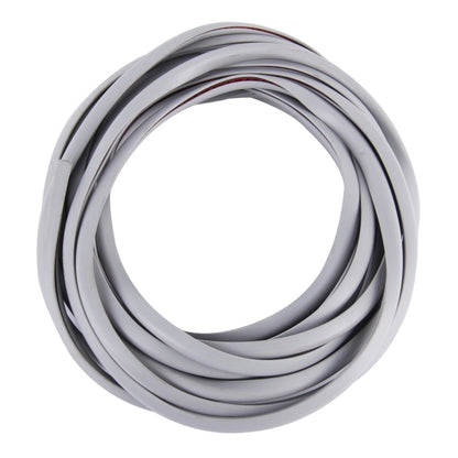 5m Car Decorative Strip PVC Chrome Decoration Strip Door Seal Window Seal(Grey) - Decorative Strip by buy2fix | Online Shopping UK | buy2fix