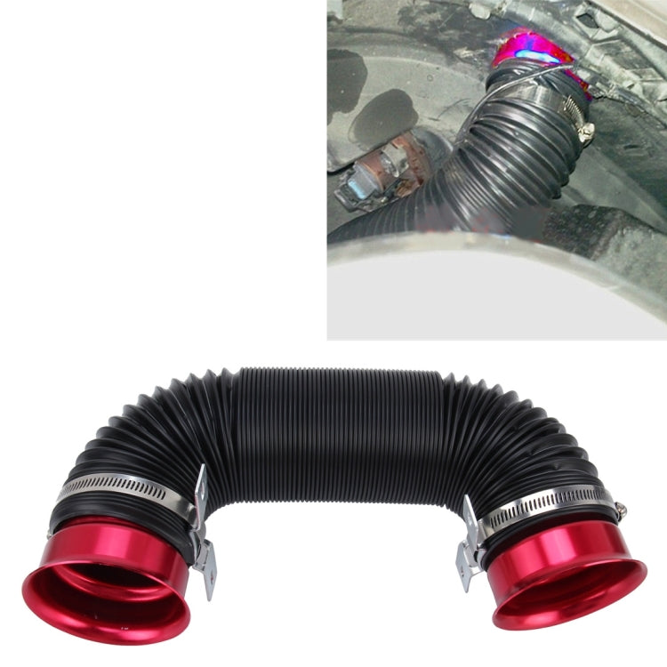 Car Auto Universal Tube Air Filter Adjustable Cold Air Injection Intake System Pipe Without Air Filter - In Car by buy2fix | Online Shopping UK | buy2fix