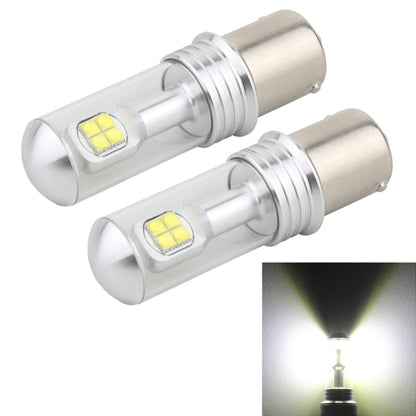 2 PCS  1156/BA15S 40W 800 LM 6000K Car Turn Light Backup Light Brake Light with 8 CREE Lamps, DC 12V(White Light) - In Car by buy2fix | Online Shopping UK | buy2fix