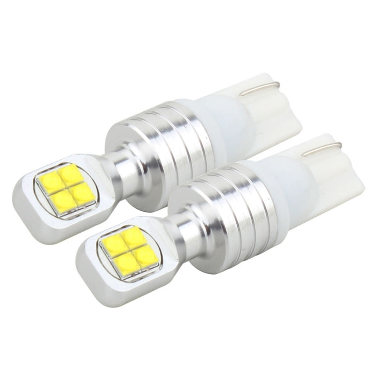 2 PCS  T10 40W 800 LM 6000K Car Clearance Light Reading Light License Light with 8 CREE Lamp, DC 12V(White Light) - In Car by buy2fix | Online Shopping UK | buy2fix