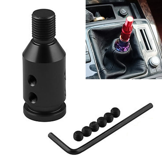 Car Threaded Shifter Gear Shift Knob Adapter 12 x 1.25 (Black) - In Car by buy2fix | Online Shopping UK | buy2fix