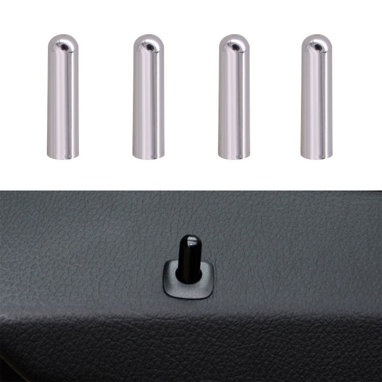 4 PCS Car Unlock Cover Door Bolt Door Handle for BMW X1 / X6(Silver) - In Car by buy2fix | Online Shopping UK | buy2fix