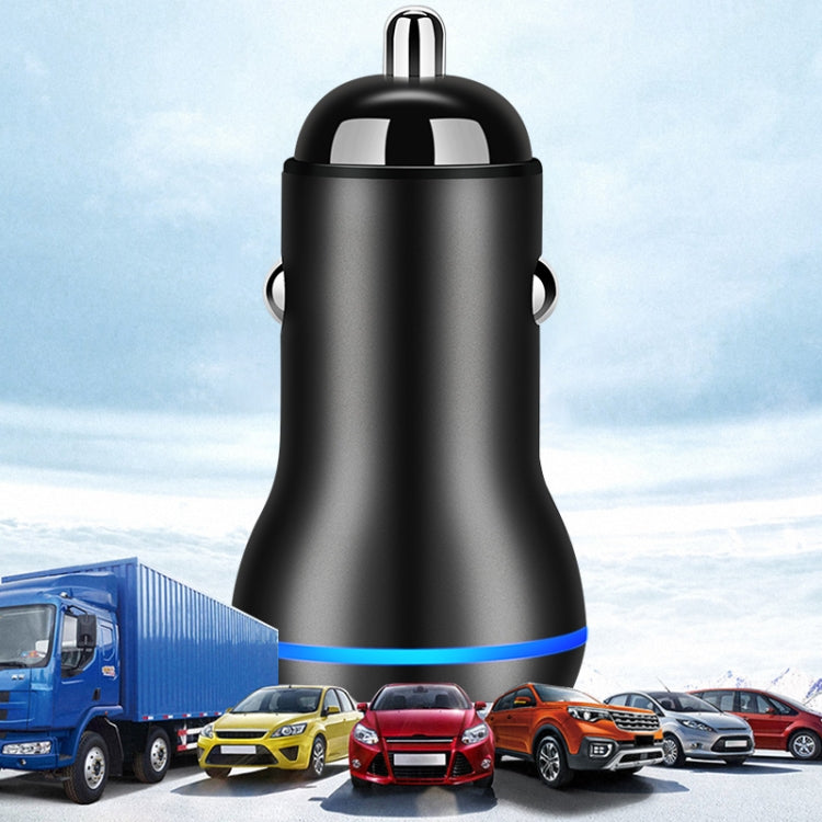 ACC-581 PD 20W + QC3.0 Type-C / USB-C + USB Fast Charging Car Charger (Black) - In Car by buy2fix | Online Shopping UK | buy2fix