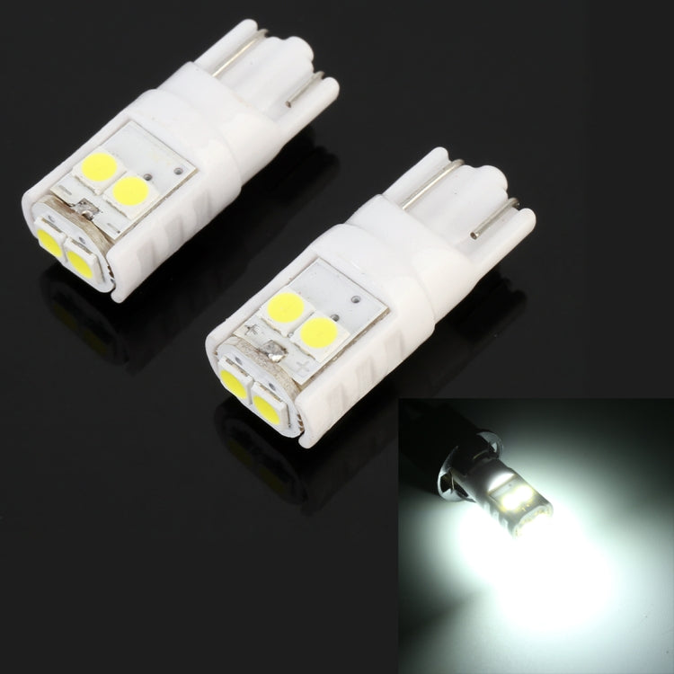 2 PCS T10 DC12V / 1W / 6000K / 80LM 6LEDs SMD-3030 Car Clearance Light - In Car by buy2fix | Online Shopping UK | buy2fix