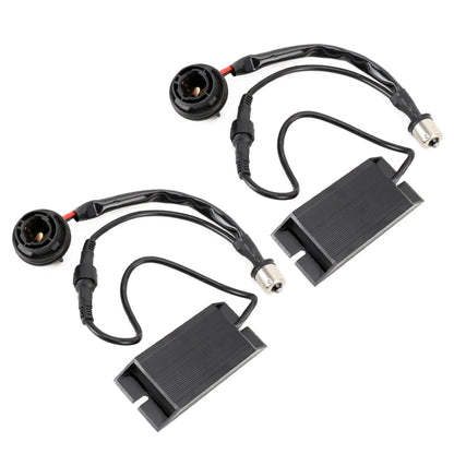 2 PCS 1156 / BAU15S DC12V 50W 6 Ohms Turn Signal / Reversing Light / Brake Light Split Dual Resistance Decoder - In Car by buy2fix | Online Shopping UK | buy2fix