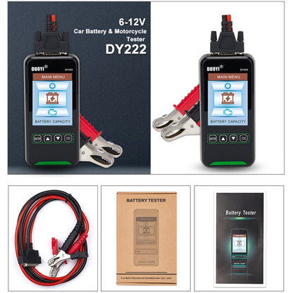 DUOYI DY222 Car 12V / 24V Battery Tester - Electronic Test by DUOYI | Online Shopping UK | buy2fix