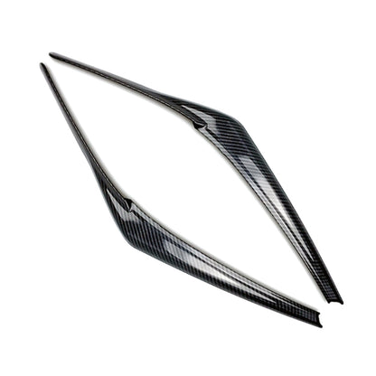 Car Headlight Eyebrow Decoration Sticker for Toyota Camry 2018+ (Carbon Fiber Black) - In Car by buy2fix | Online Shopping UK | buy2fix