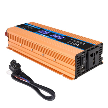 Carmaer 60V to 220V 2200W Car Multi-function Double Digital Display Inverter Household Power Converter - In Car by buy2fix | Online Shopping UK | buy2fix