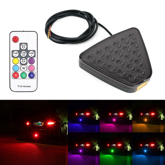 DC10-15V 3W Car Symphony Triangle Highlight Brake Lights Reversing Light with 20LEDs SMD-3528 - In Car by buy2fix | Online Shopping UK | buy2fix