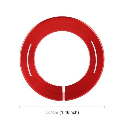 Car Engine Start Key Push Button Ring Trim Sticker for Infiniti (Red) - In Car by buy2fix | Online Shopping UK | buy2fix