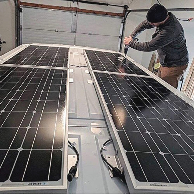 Outdoor RV Solar Panel Aluminum Alloy Bracket - In Car by buy2fix | Online Shopping UK | buy2fix