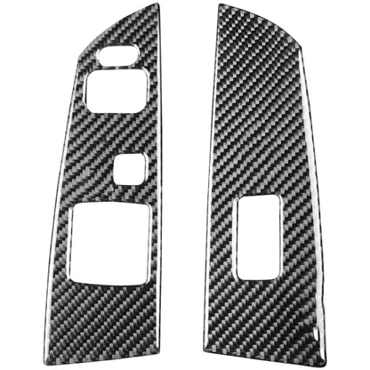 2 PCS Car Carbon Fiber Left and Right Lifting Panel Decorative Sticker for Mazda RX8 2004-2009, Left Drive Low-configured -  by buy2fix | Online Shopping UK | buy2fix