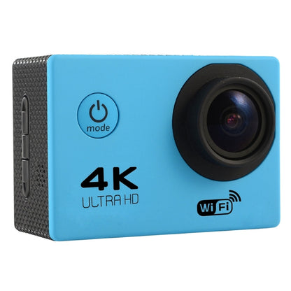 F60 2.0 inch Screen 170 Degrees Wide Angle WiFi Sport Action Camera Camcorder with Waterproof Housing Case, Support 64GB Micro SD Card(Blue) - DJI & GoPro Accessories by buy2fix | Online Shopping UK | buy2fix