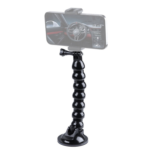 Extended Suction Cup Jaws Flex Clamp Mount(Black) - DJI & GoPro Accessories by buy2fix | Online Shopping UK | buy2fix