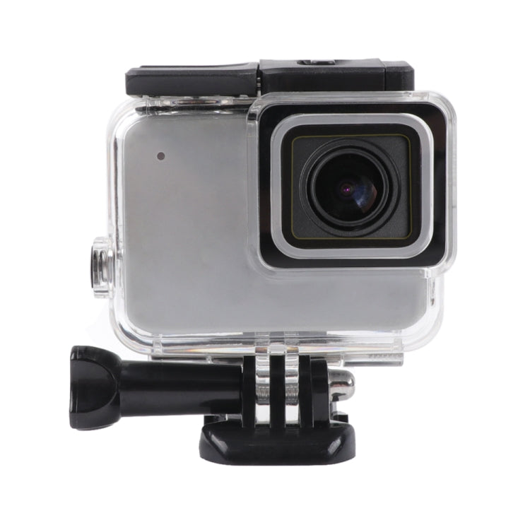 For GoPro HERO7 White /Silver Skeleton Housing Side Hollow Protective Case with Buckle Basic Mount & Screw(Transparent) - DJI & GoPro Accessories by buy2fix | Online Shopping UK | buy2fix