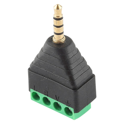 3.5mm Male Plug 4 Pole 4 Pin Terminal Block Stereo Audio Connector - Computer & Networking by buy2fix | Online Shopping UK | buy2fix