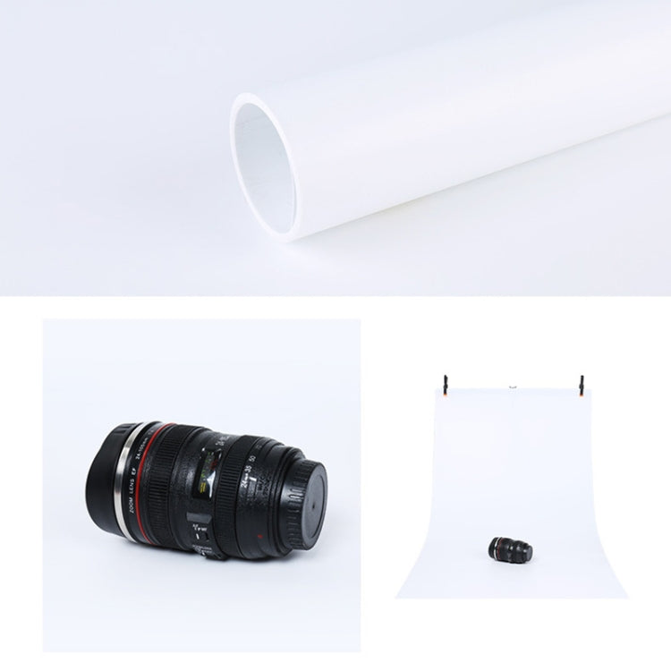 120x200cm PVC Paper Matte Photography Background(White) - Camera Accessories by buy2fix | Online Shopping UK | buy2fix