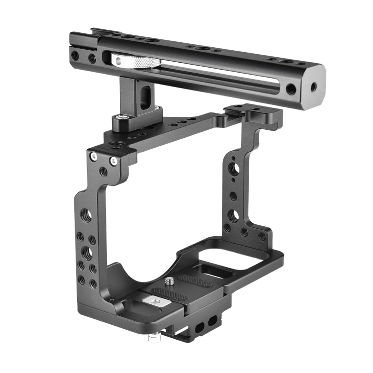 YELANGU C15-B YLG0711A-A Video Camera Cage Stabilizer with Handle for Nikon Z6 / Z7(Black) - Camera Accessories by YELANGU | Online Shopping UK | buy2fix