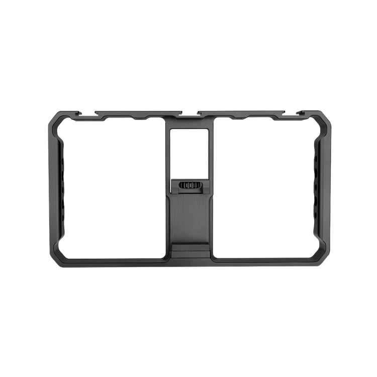 YELANGU  PC06 YLG0909A Vlogging Live Broadcast Smartphone Metal Cage Video Rig Filmmaking Recording Handle Stabilizer Bracket for iPhone, Galaxy, Huawei, Xiaomi, HTC, LG, Google, and Other Smartphones(Black) - Stand by YELANGU | Online Shopping UK | buy2fix