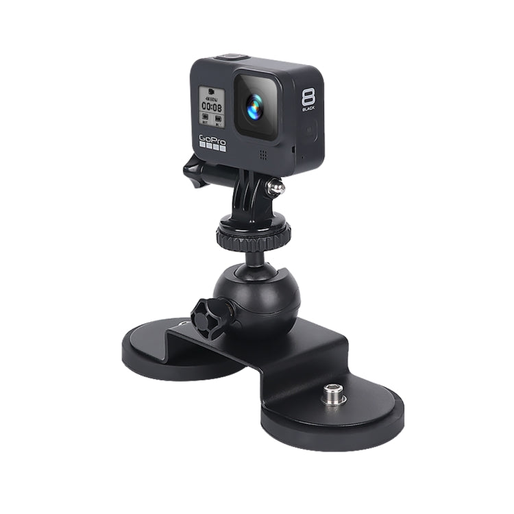 Car Suction Cup Mount Bracket for GoPro Hero11 Black / HERO10 Black / HERO9 Black / HERO8 Black /7 /6 /5 /5 Session /4 Session /4 /3+ /3 /2 /1, Xiaoyi and Other Action Cameras,, Size: M(Black) - DJI & GoPro Accessories by buy2fix | Online Shopping UK | buy2fix