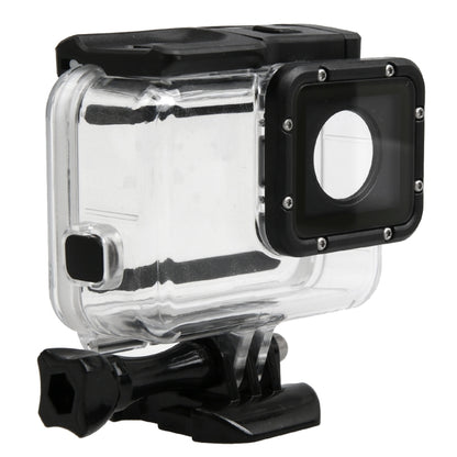 For GoPro HERO5 30m Waterproof PC & ABS Housing Protective Case + Touch Back Cover with Buckle Basic Mount & Long Screw, Backcover Size: 7 x 6 cm - DJI & GoPro Accessories by buy2fix | Online Shopping UK | buy2fix