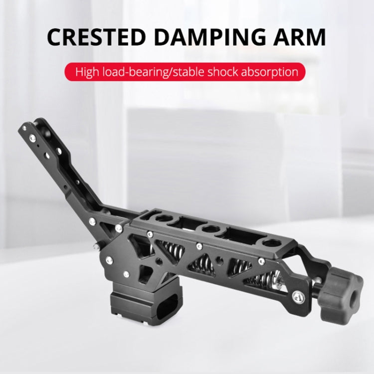 YELANGU BF01 Shock-absorbing Crested Damping Arm, Load: 3-15kg(Black) - Camera Accessories by YELANGU | Online Shopping UK | buy2fix