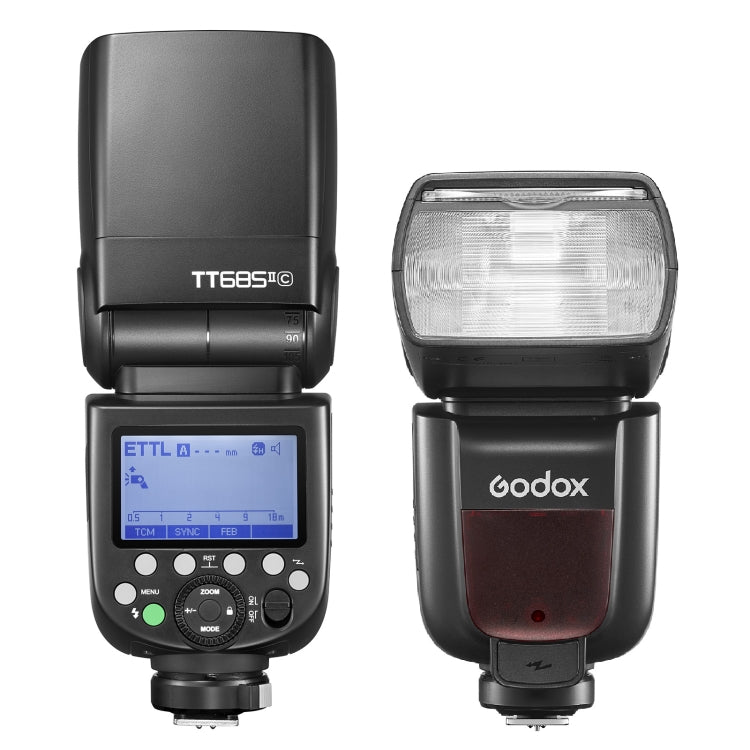 Godox TT685II-C 2.4GHz Wireless TTL HSS 1/8000s Flash Speedlite for Canon (Black) - Camera Accessories by Godox | Online Shopping UK | buy2fix