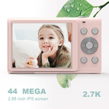 DC402 2.4 inch 44MP 16X Zoom 1080P Full HD Digital Camera Children Card Camera, AU Plug(Pink) - Consumer Electronics by buy2fix | Online Shopping UK | buy2fix