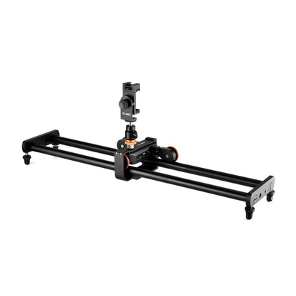 YELANGU L60E 60cm Slide Rail Track + L4 3-Wheel Video Dolly with Phone Clamp & Ballhead - Camera Slider by YELANGU | Online Shopping UK | buy2fix