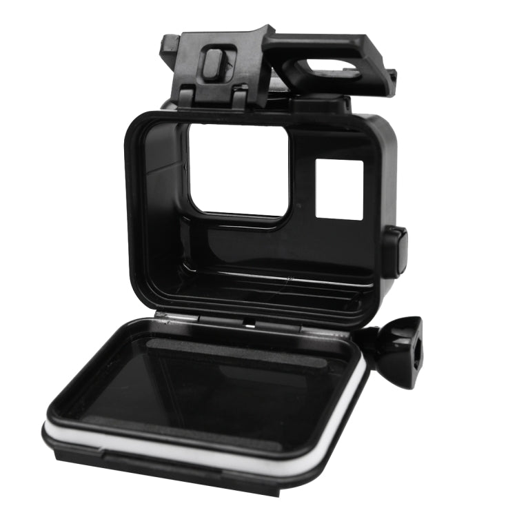 2 in 1 for GoPro HERO5 Touch Screen Back Cover + 45m Waterproof Housing Protective Case(No Need to Disassemble Lens When Installed) with Buckle Basic Mount & Lead Screw(Black) - DJI & GoPro Accessories by buy2fix | Online Shopping UK | buy2fix