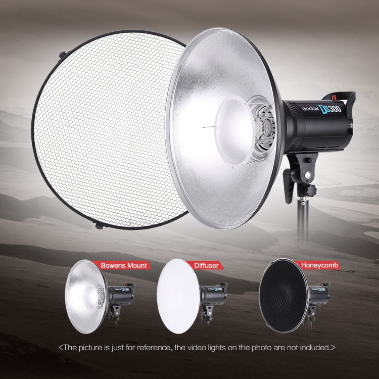 Godox RS55CM 55cm Studio White Beauty Dish Reflector Bowens Mount Diffuser -  by Godox | Online Shopping UK | buy2fix