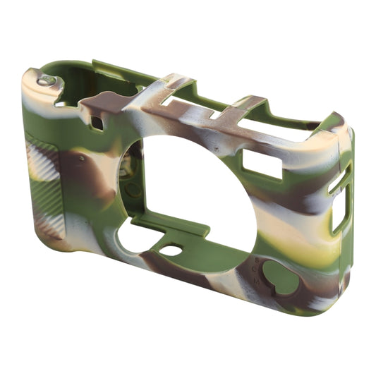 Soft Silicone Protective Case for FUJIFILM X-A5(Camouflage) - Camera Accessories by buy2fix | Online Shopping UK | buy2fix