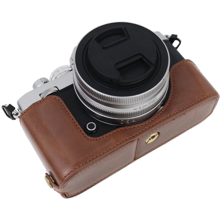 1/4 inch Thread PU Leather Camera Half Case Base for Nikon Z fc (Black) - Camera Accessories by buy2fix | Online Shopping UK | buy2fix