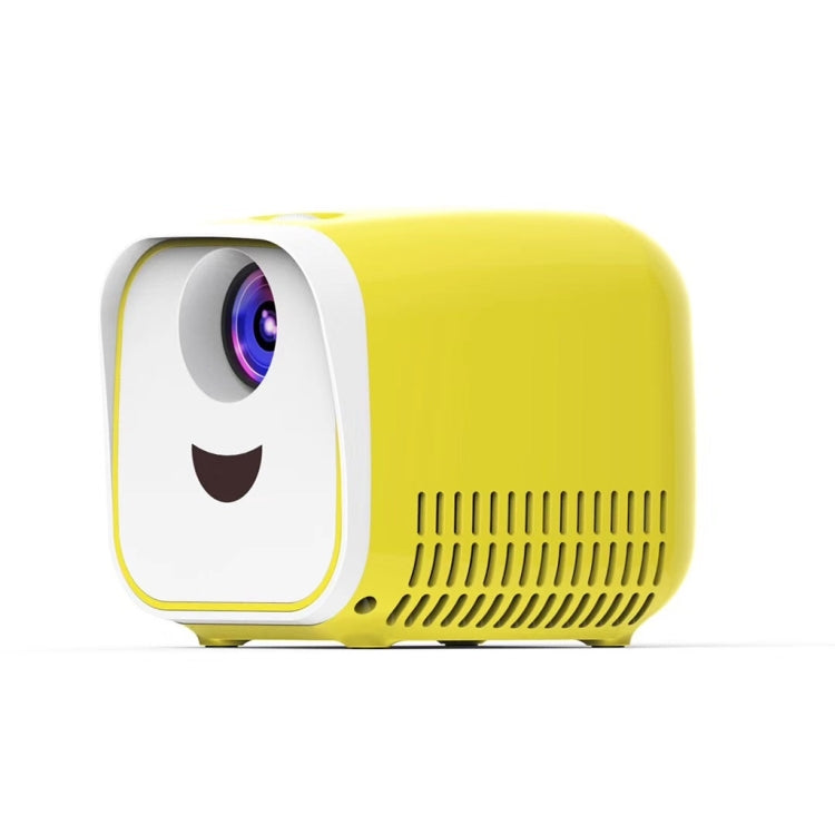 L1 Children Projector Mini LED Portable Home Speaker Projector, AU Plug(Yellow) - Consumer Electronics by buy2fix | Online Shopping UK | buy2fix